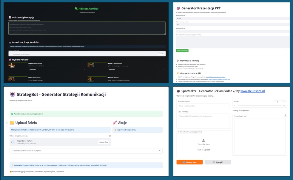 Narzędzia AI dla marketingu i biznesu - Heuristica